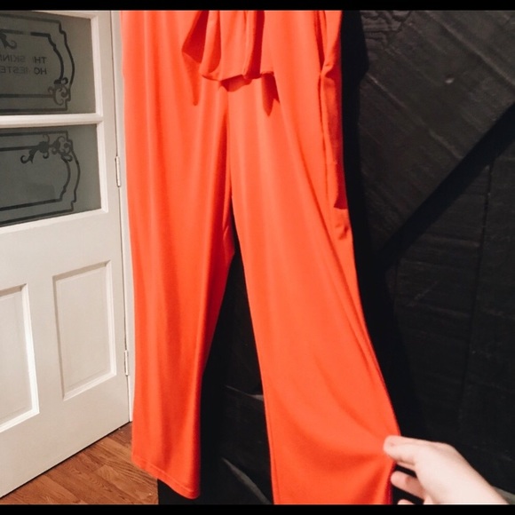 Red/ orange jumpsuit - Picture 3 of 3